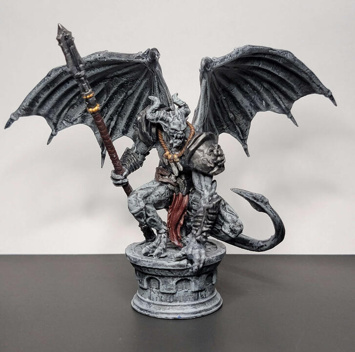 Gargoyle, painted by Ophidia