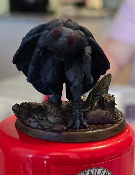 Mothman by Yasashii Kyojin Studio, painted by Andy