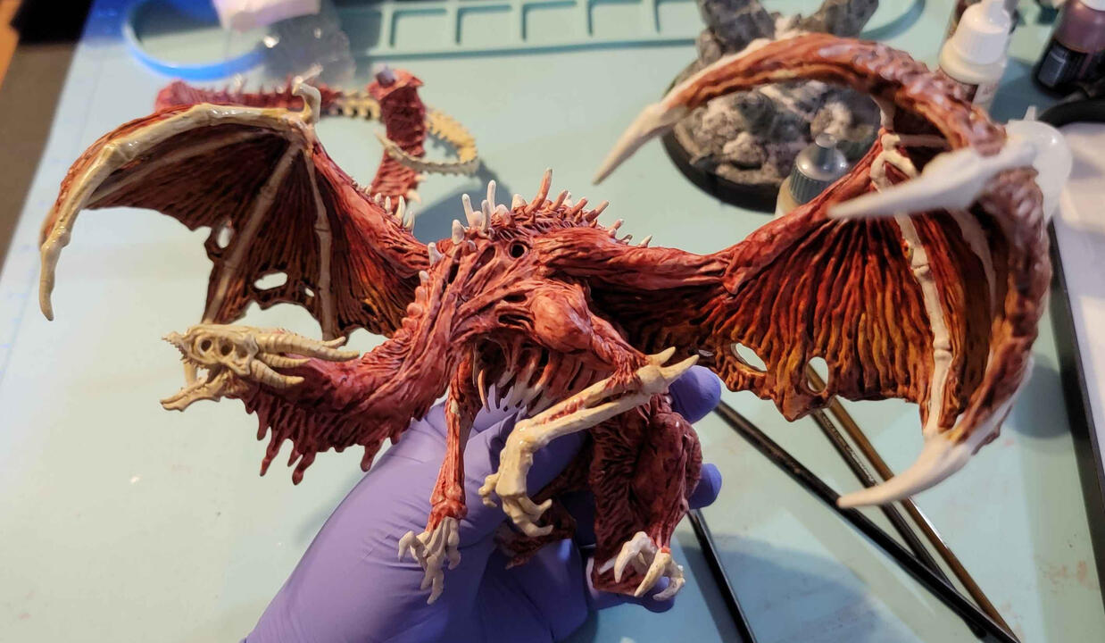 Dracolich, painted by Ophidia
